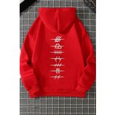 Unisex Sırt Baskılı Sweatshirt