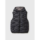 United Colors Of Benetton Lacivert Erkek Çocuk Yelek 226A2TWDCJ01B100-EJ_KAPÜŞONLU Yelek - 10 - 11 Yaş - Siyah