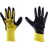 Universal 8802 Techno Sarı-Siyah Eldiven No:9 Ce-02 12'li Paket
