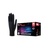 Universal Beybi Njoy Siyah Nitril Eldiven Tek Kullanımlık Medium (Paket 100 Lü)