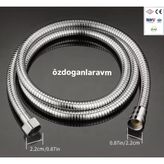 Üniversal Krom Duş Banyo Spirali Hortumu 150 cm
