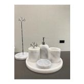 UNSOYDEKORATİF Mermer Banyo Seti