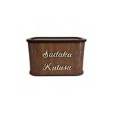 UNT Sadaka ve Bağış Kutusu – Ceviz MDF