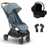 Uppa Baby Uppababy Minu V3 Cosmo Travel Sistem Bebek Arabası Dillan - Black - Mavi