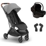 Uppa Baby Uppababy Minu V3 Cosmo Travel Sistem Bebek Arabası Greyson - Black - Grey - Black