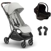 Uppa Baby Uppababy Minu V3 Cosmo Travel Sistem Bebek Arabası Savannah - Black - Gümüş - Siyah