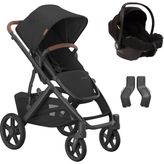 Uppa Baby Uppababy Vista V3 Cosmo Travel Sistem Bebek Arabası Nori - Black - Siyah
