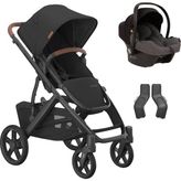 Uppa Baby Uppababy Vista V3 Cosmo Travel Sistem Bebek Arabası Nori - Grey - Siyah