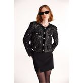 Urban Muse Payetli Siyah Ceket