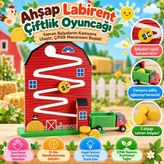 Urfakent Ahşap Labirent Çiftlik Oyuncağı