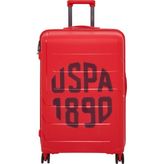 Us Polo Assn 24069 24070 24071 Polipropilen Büyük Boy Valiz - tekli - Kırmızı