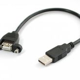 Usb 2.0 Panel Tipi Vidalı Uzatma Kablosu 50 Cm
