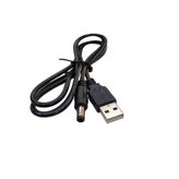 Usb 2.0 to 5.5 mm 2.5 mm güç kablosu 1m