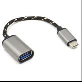 USB 3.1 Type-C OTG Kablo Örgülü - 20 cm