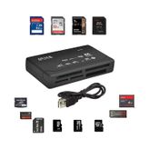 Usb Çoklu Kart Okuyucu Hub Micro SD XD MMC MS CF TF Mini M2 Combo
