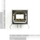 USB Dişi B Tip Konnektör (USB Female Type B Connector)
