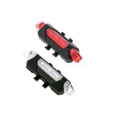 Usb Şarjlı Led Bisiklet Stop Işığı, 4 Modlu Arka İkaz Lambası