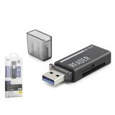 USB Type-C 3.2 Gen1 Kart Okuyucu Sd Microsd 5 Gbps Siyah C306
