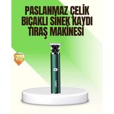 Uslucan Alışveriş Koyu Yeşil Profesyonel Metal Gövdeli Saç Kesme Makinesi