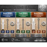 Üstün 450PCS Vida Dubel Pul Seti