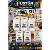 Üstün Hırdavat 250 Adet Dubel Seti