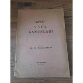 Usul Kanunları (Sahafiye Kitap)