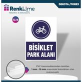 Uyarı Ikaz Levhası - Bisiklet Park Alanı