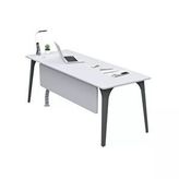 Uzay Ofis Sharp Çalışma Masası - 180 Cm Beyaz