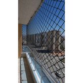 Uzman Güvenlik Filesi Siyah Balkon Filesi 2x1,5 Metre Siyah Güvenlik Filesi Siyah Güvenlik Ağı (Aparat Dahil) - 2 x 1,5 m