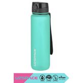 Uzspace 1000ml Soft Touch Tritan Su Matarası, Açık Mavi