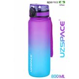 Uzspace 800 ML Çift Renk Softtouch Tritan Su Matarası