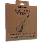 Uzun Sap Bağlama Teli Saz 2'Li Set