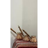 Uzunoğlu bakır bakır cezve 3lü set Karışık