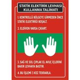 Uzunoğlu Bakır Statik Topraklama Isaret Levhası