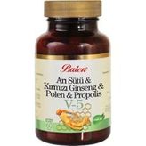 V-5 Arı Sütü Ginseng Polen Propolis Tablet 60 Kapsül