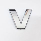 V Harfi Villa Tipi Krom Yapışkanlı 9 Cm Harf