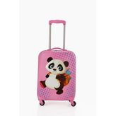 V307 Abs Çocuk Valiz-Pembe-Panda Baskı
