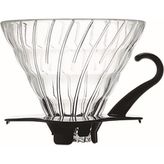 V60 02 Dripper Siyah Cam