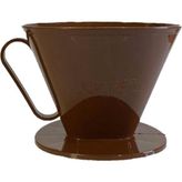 V60 Dripper Kahve Demleme Aparatı, Plastik, Kahverengi
