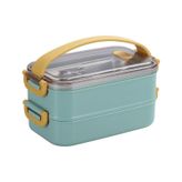 Vagon Celik Lunch Box 1400 Ml Yesıl