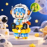 Vagon Loz Astronot Mavi 390 Parça Block Yapı Oyuncağı