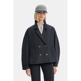 Vakko Anthracite Double-Breasted Jacket - 40 - Gri
