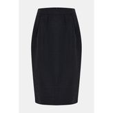 Vakko Anthracite Midi Skirt - Gri - 36