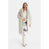 Vakko Beige Eco Fur Coat - 38 - Bej