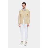 Vakko Beige Linen Cotton Jacket - 2XL - Bej