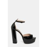 Vakko Black Leather Evening Shoes - Siyah