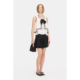 Vakko Black Silk Skirt - Siyah - 40