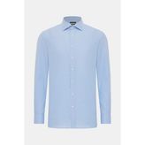Vakko Blue Micro Pattern Shirt - 40 - Mavi