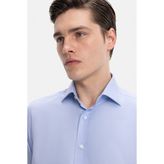 Vakko Blue Twill Shirt - 42 - Mavi