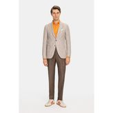 Vakko By Taglıatore Dark Beige Jacket - 50 - Bej